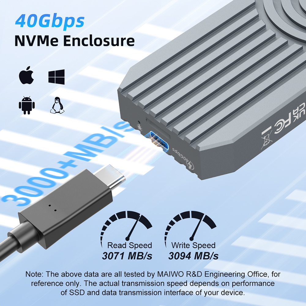 MAIWO 40gbps Hard Driver ester - 8Tb M2 Nvme Ssd recensione e prezzo